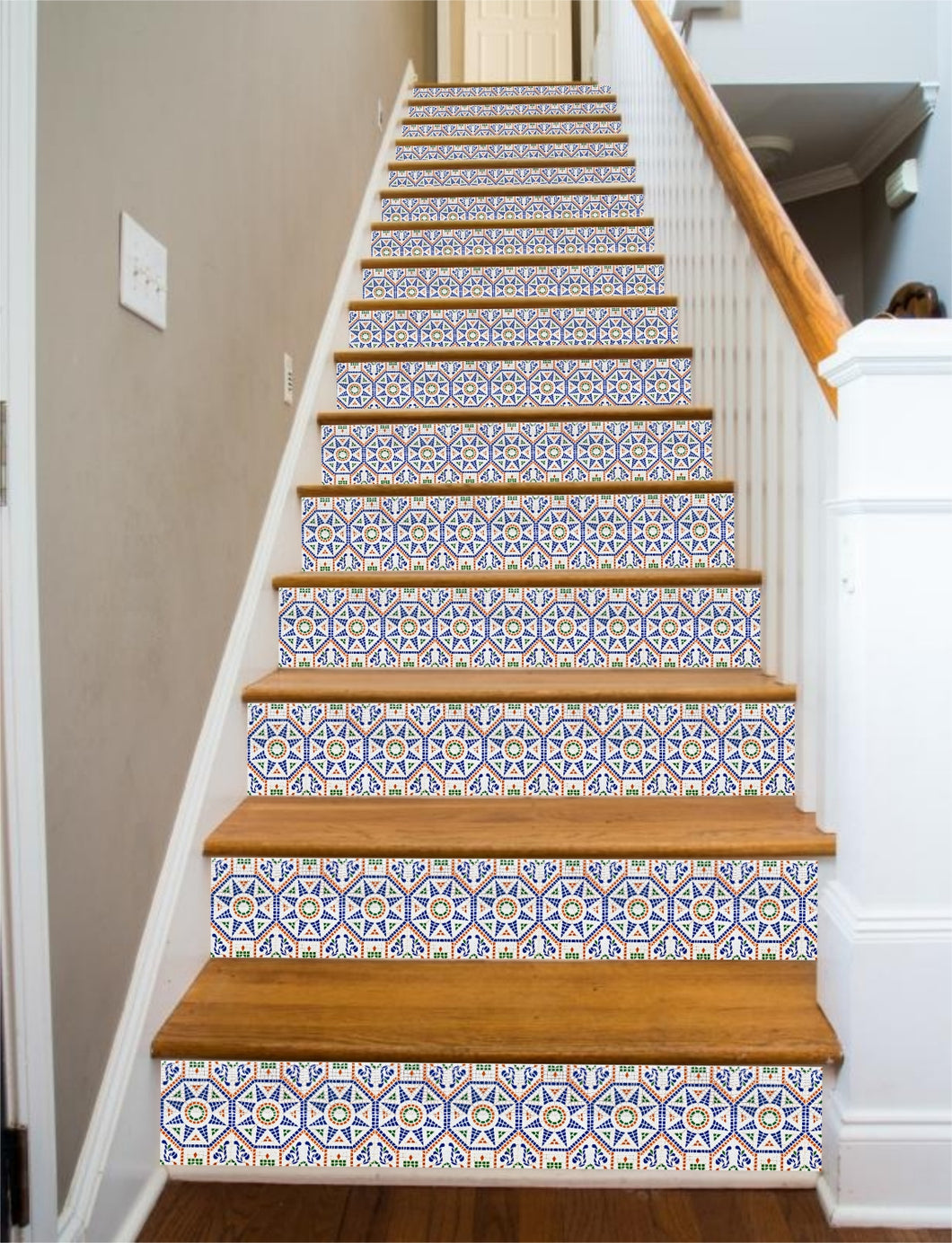 Spanish Tile, 16 Stairs