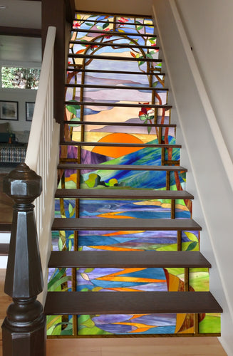 Stained Glass Sunrise