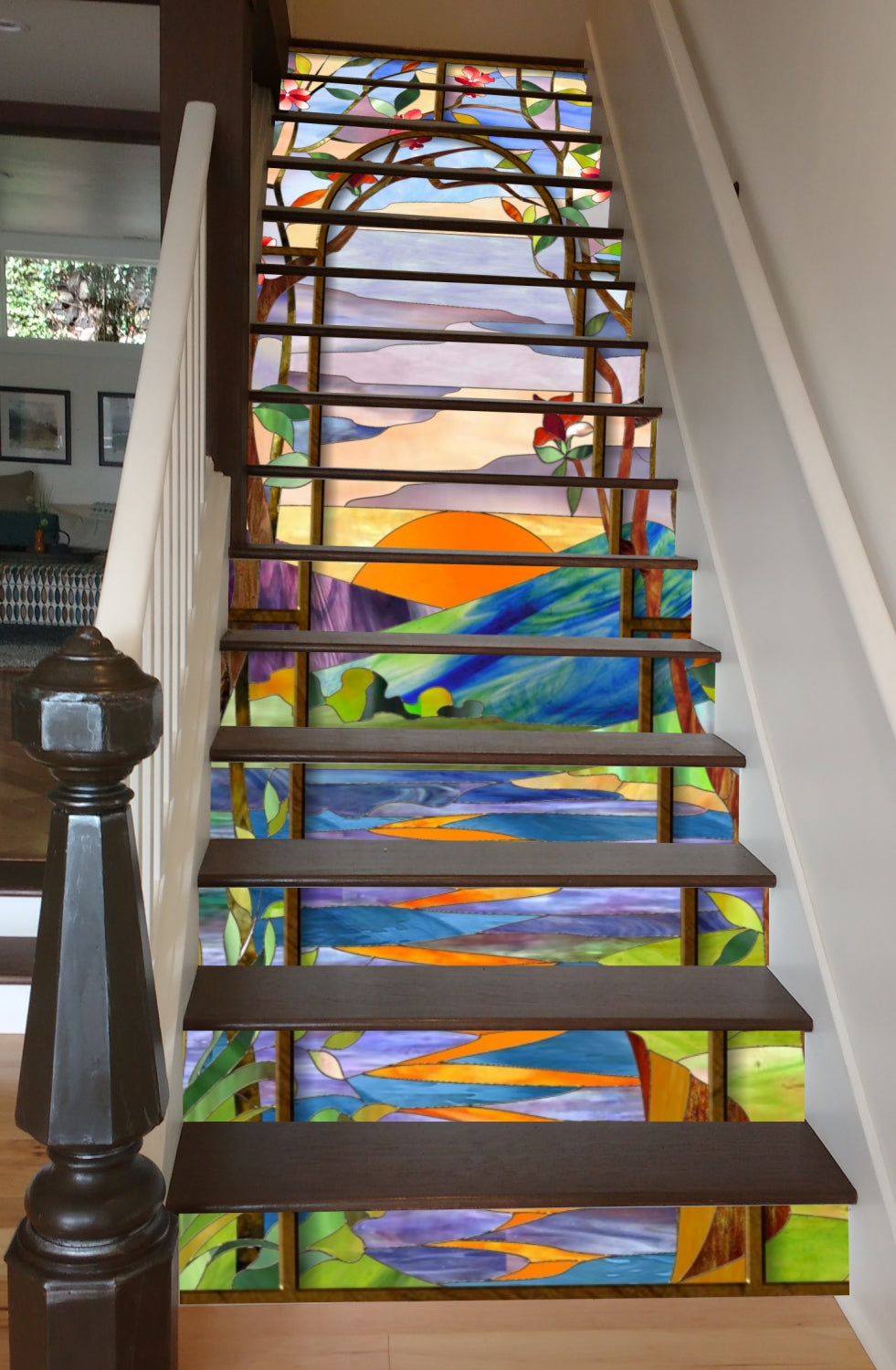 Stained Glass Sunrise