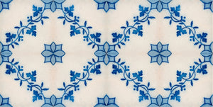 Tile Vine Painted Stairway, 15 Stairs