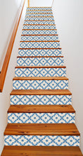 Load image into Gallery viewer, Tile Vine Painted Stairway, 15 Stairs